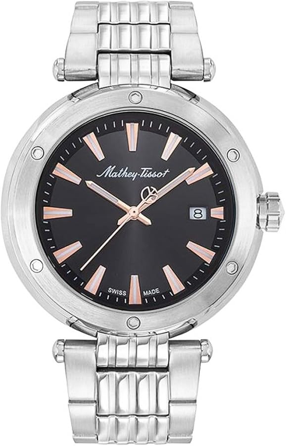 Mathey Tissot Men's Neptune Black Dial Watch - H912RRN