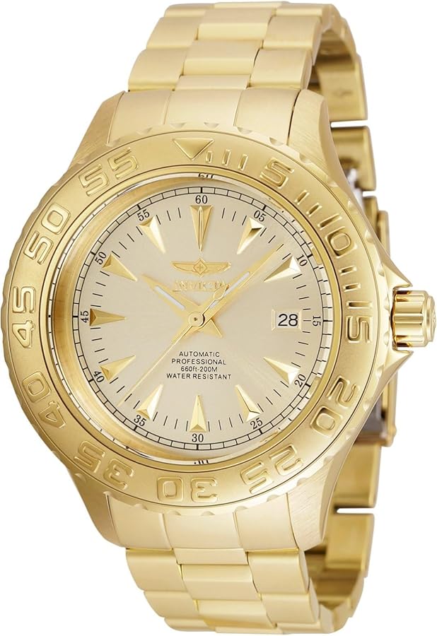 Invicta Men's 2306 "Pro-Diver Collection" 23k Gold-Plated Dive Watch