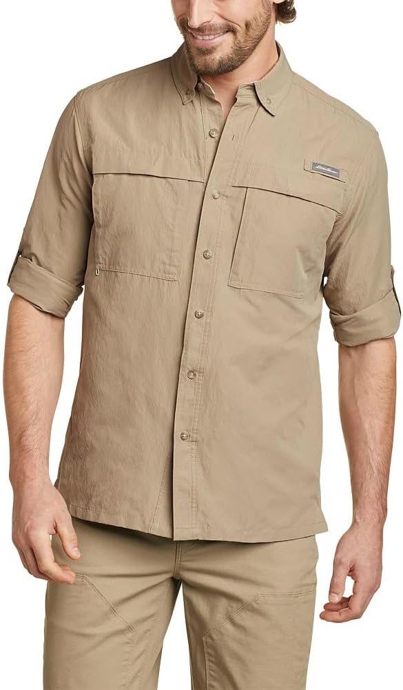 Eddie Bauer Men's Ripstop Guide Long-Sleeve Shirt