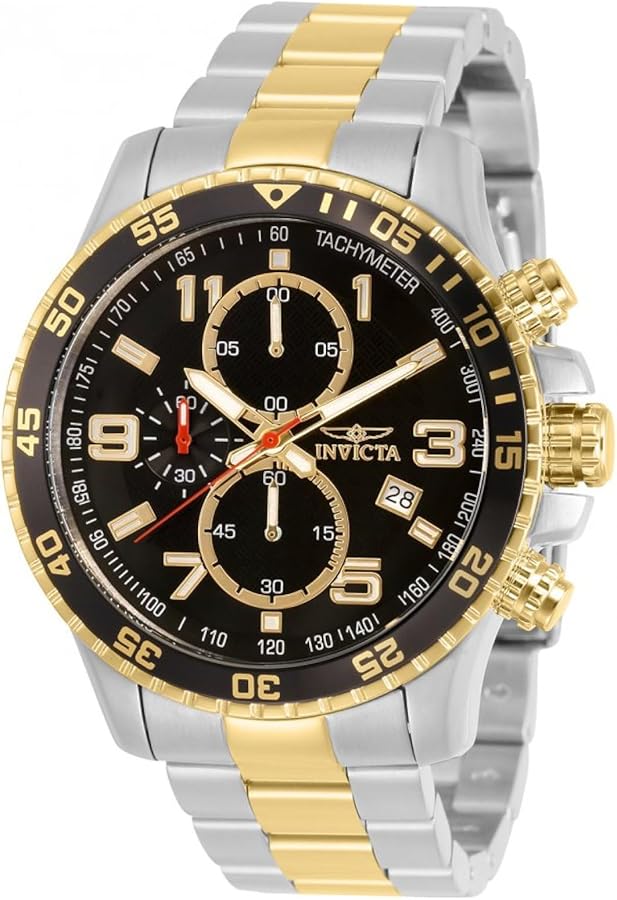 Invicta Men's Specialty Chronograph Textured Dial Stainless Steel Watch