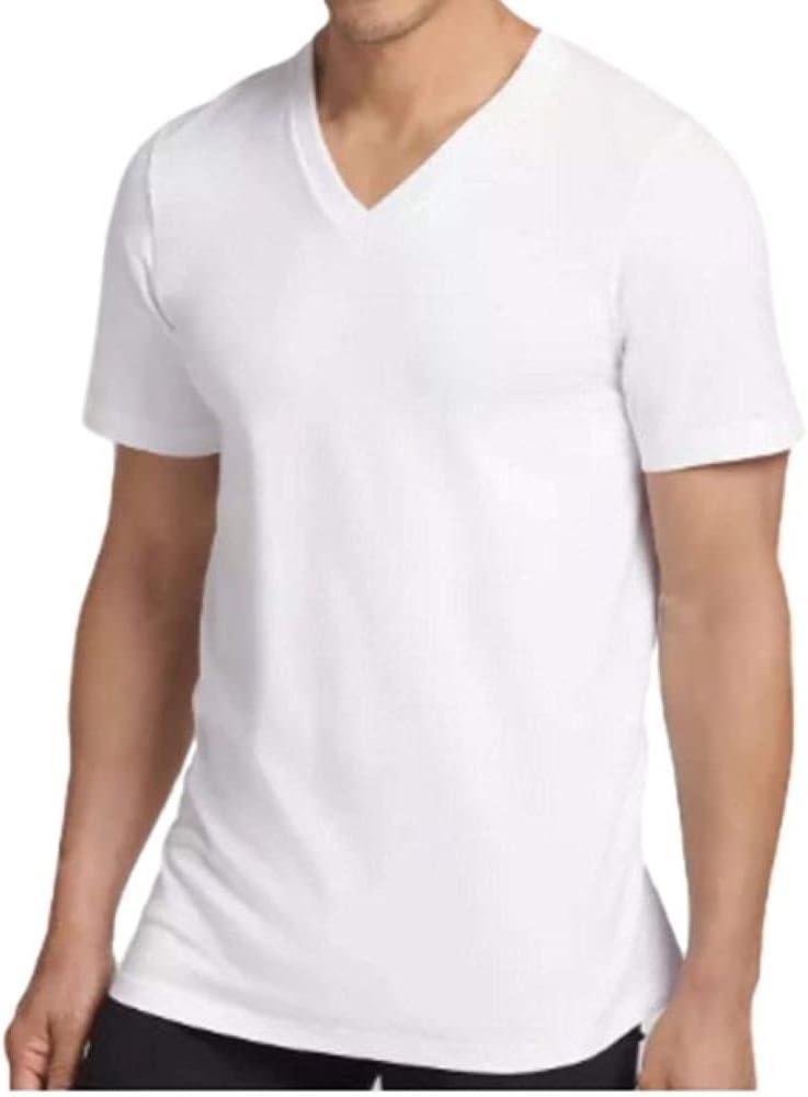 Jockey Generation Men's Stay New Cotton 3pk V-Neck T-Shirt - White