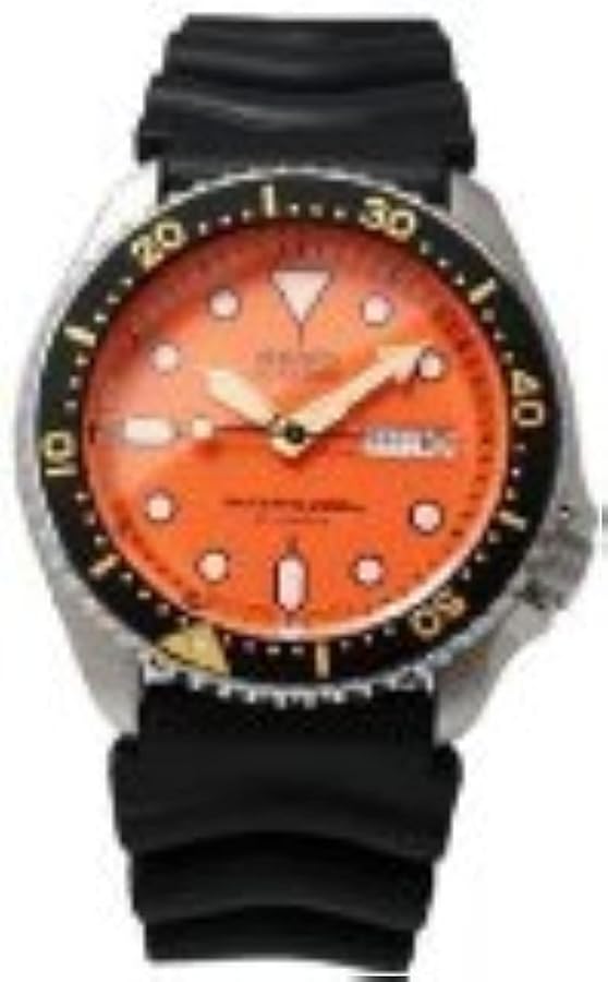 Seiko Diver Automatic Orange Dial Men's Watch SKX011J1