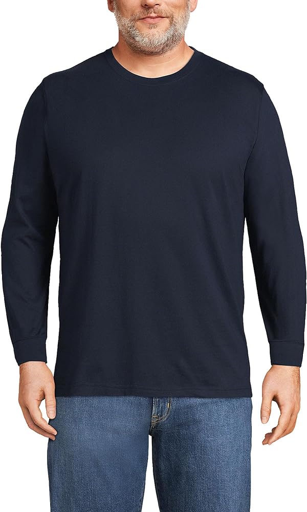 Lands' End Men's Super-T Long Sleeve T-Shirt