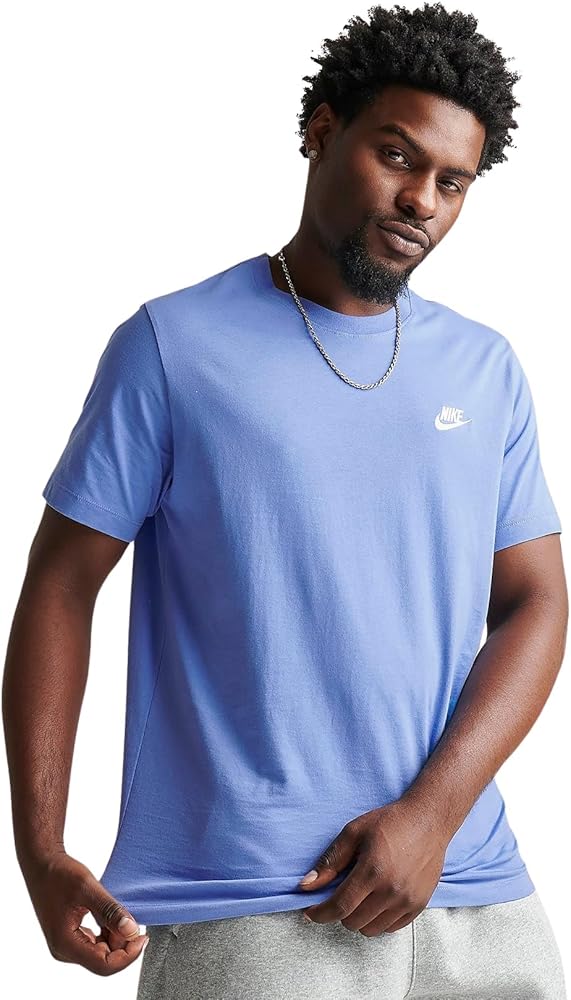 Nike mens Sportswear Club T Shirt (US, Alpha, X-Large, Regular, Regular, Polar)