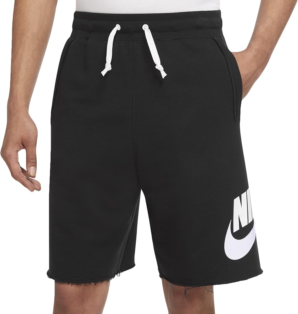 Nike Sportswear Sport Essentials Men's French Terry Alumni Shorts Size- S Black/Black