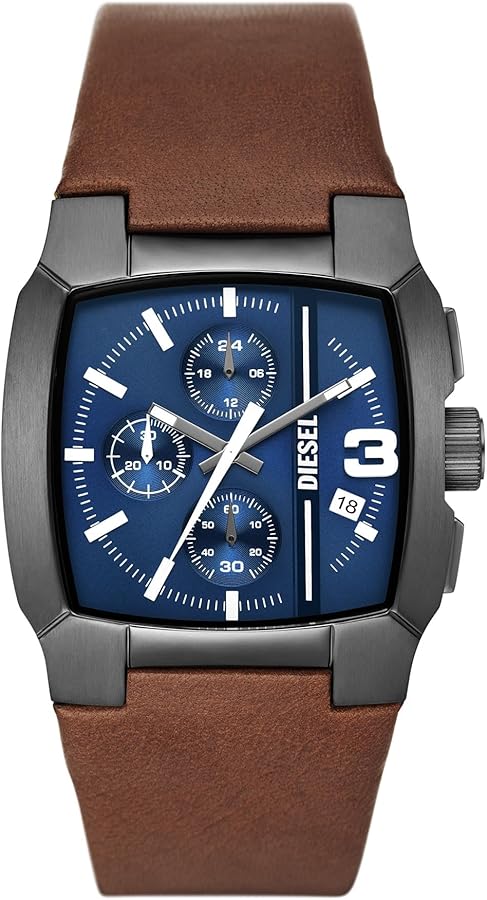 Diesel Cliffhanger Stainless Steel Chronograph Men's Watch, Color: Gunmetal (Model: DZ4641)