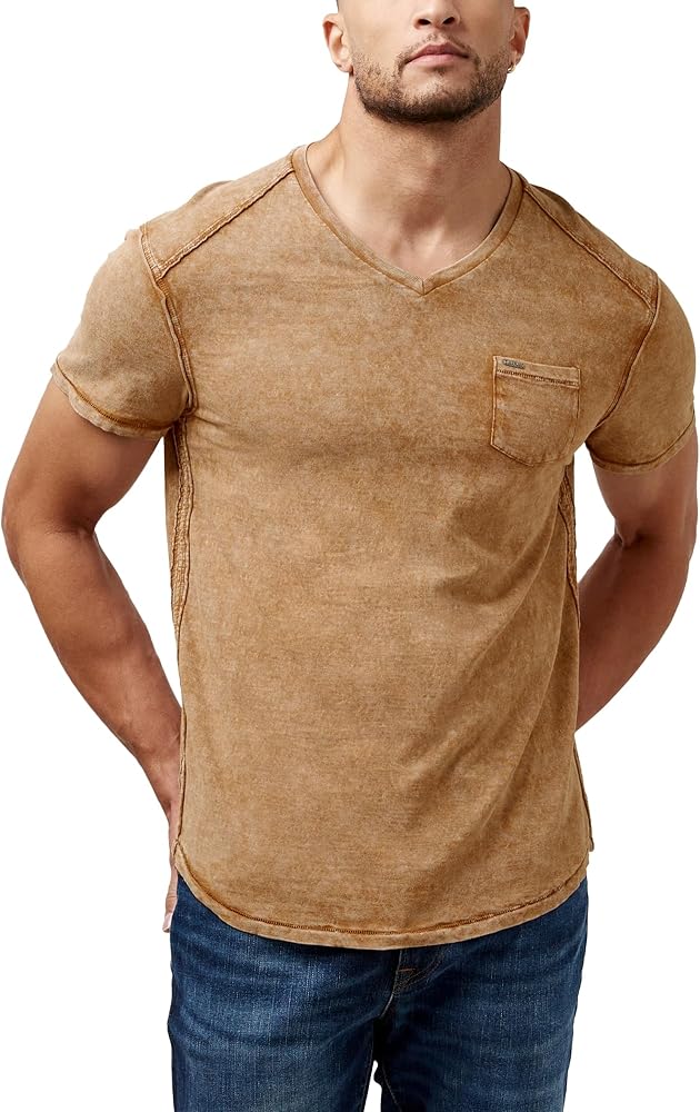 Buffalo David Bitton Men's Super Soft Essential Basic Tee