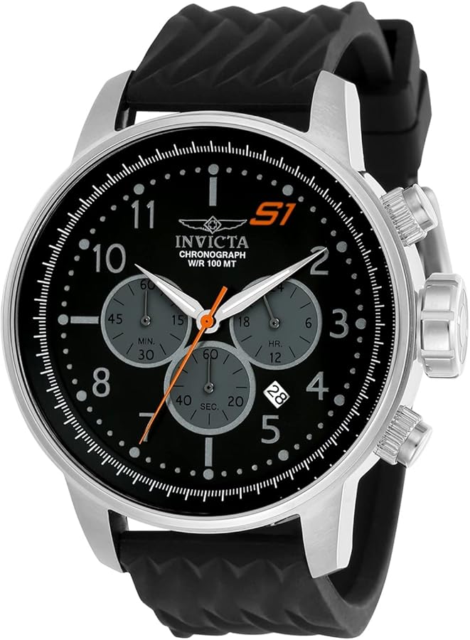 Invicta Men's 23811 S1 Rally Analog Display Quartz Black Watch