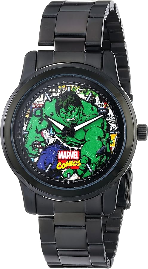 Marvel Men's W001776 Hulk Analog-Quartz Black Watch