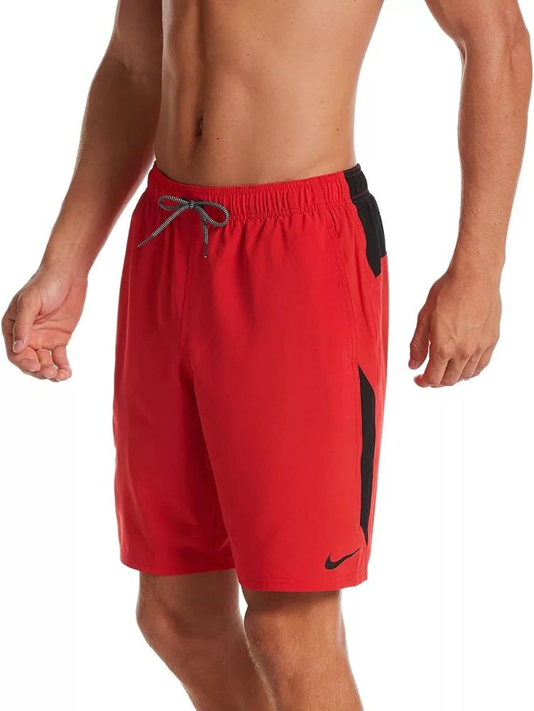 Nike Mens 9" Contend Volley Shorts, University Red/Black, XX-Large