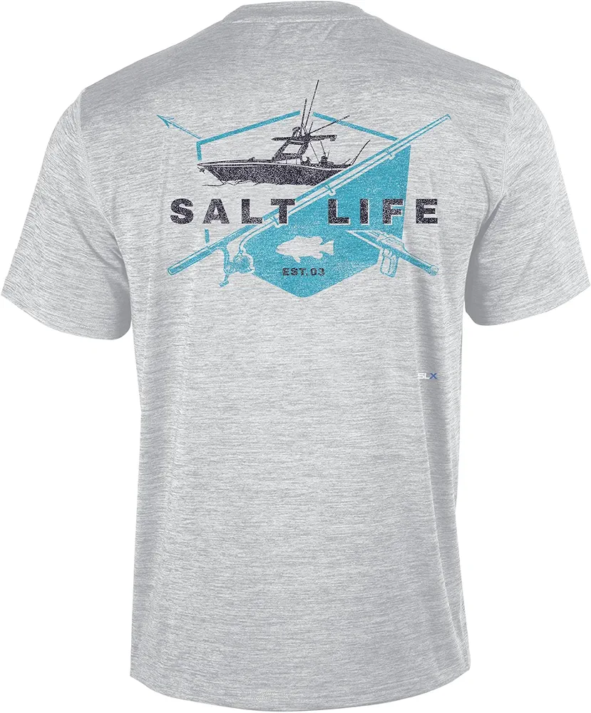 Salt Life Men's Ride Or Die Short Sleeve Performance Pocket Tee