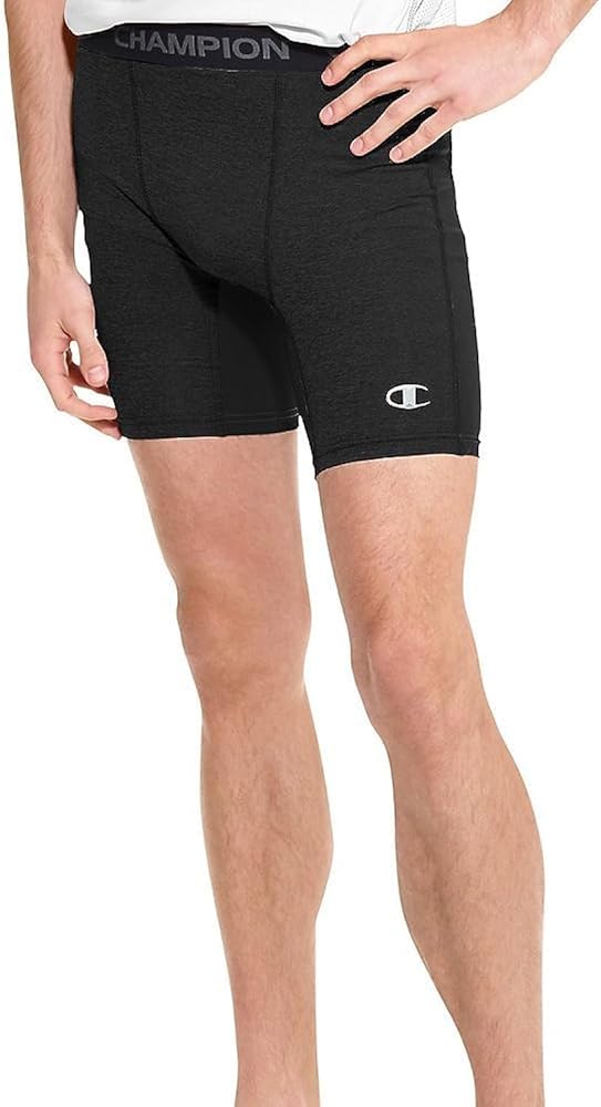 Champion Men's 6" Compression Short, C Logo