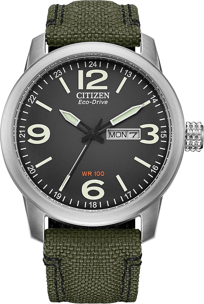 Citizen Men's Military Watch Commemorative Box Set BM8570-09E Personalized & Engraved!