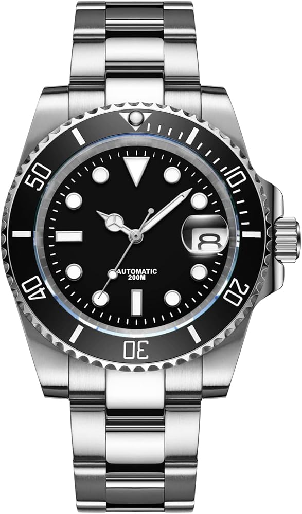 ADDIESDIVE Sterile Automatic Diver Watch for Men Stainless Steel Bracelet MY-H3-2