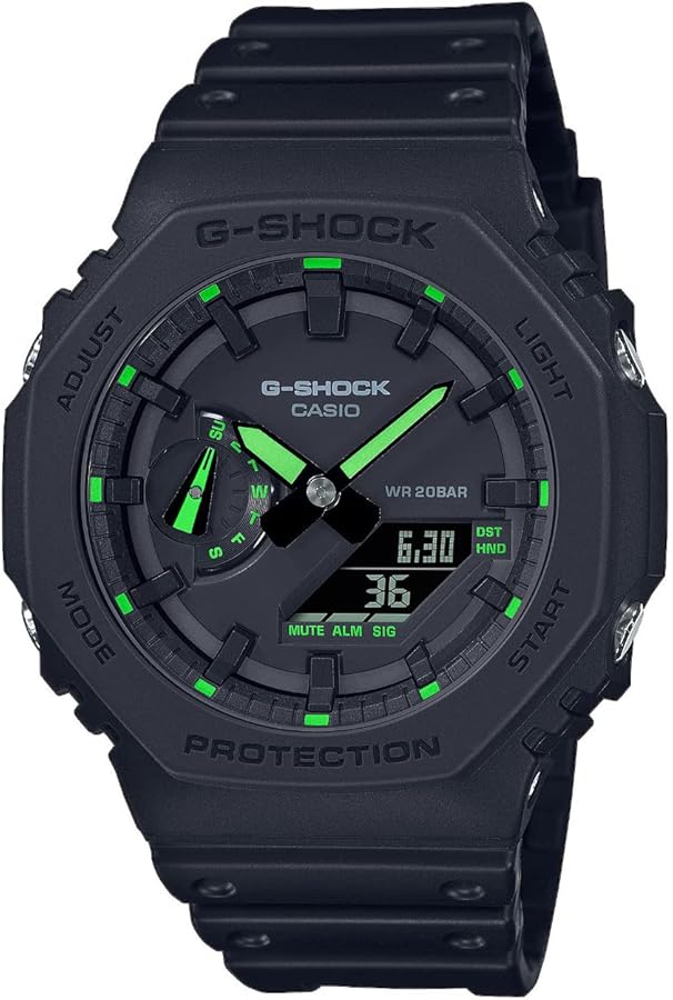 Casio RELOJ Analog Digital G-Shock Trend GA-2100-1A3ER 49mm Black