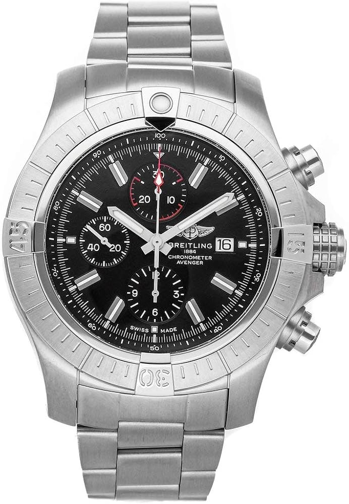 Breitling Avenger Mechanical(Automatic) Black Dial Watch A13375101B1A1