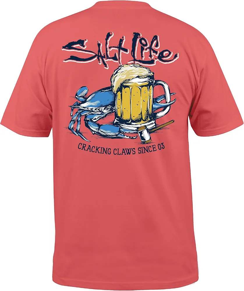 Salt Life Men's Bushel N' Beer Short Sleeve Tee