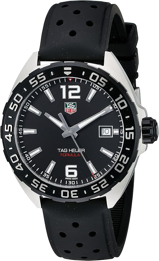 TAG Heuer Men's WAZ1110.FT8023 Formula 1 Stainless Steel Watch with Black Band