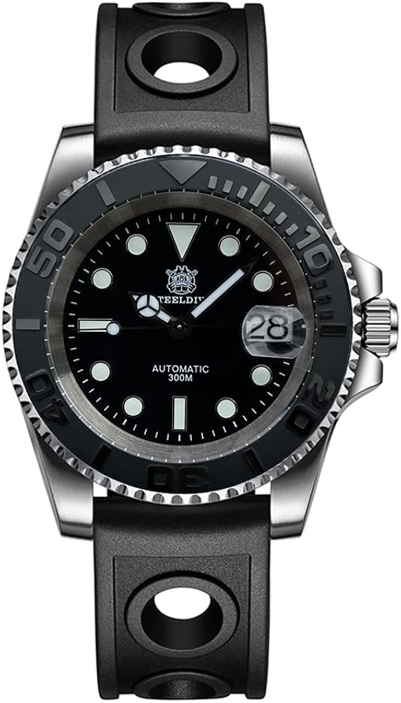 STEELDIVE SD1953T 300M Water Resistant NH35 Automatic Men Dive Watches Reloj Black Ceramic Bezel Stainless Steel Sport Watch