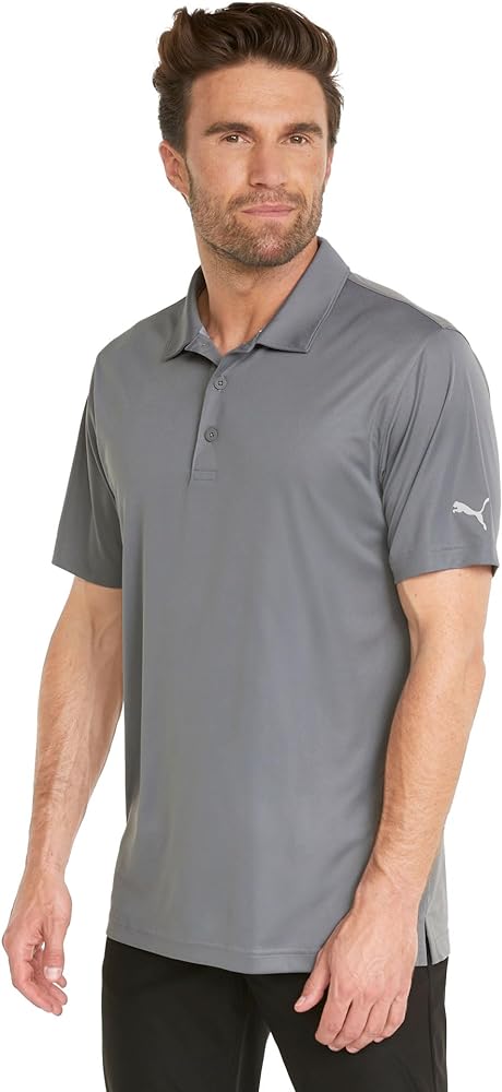 Puma Golf Men's Gamer Polo, Quiet Shade, M