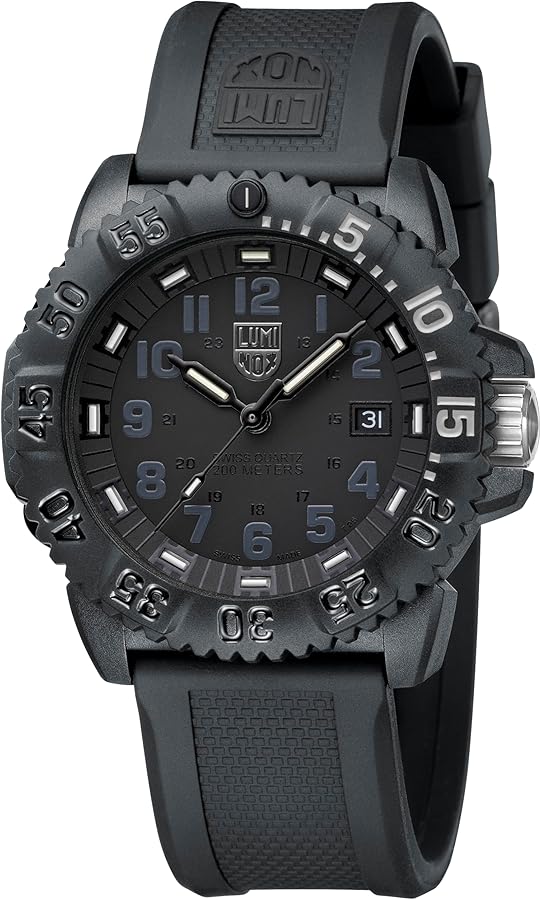 Luminox - Navy Seal - Mens Watch 44mm - Military Dive Watch - Date Function - 200m Water Resistant - Mens Watches - Made in Switzerland