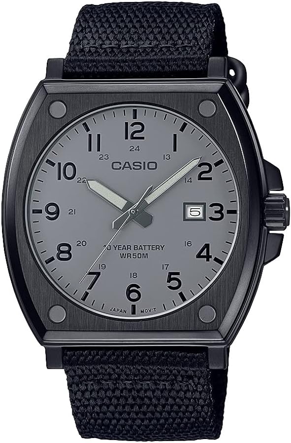 Casio Men's Quartz 10-Year Battery Date Indicator 43.4mm Watch MTP-E715C-8AV