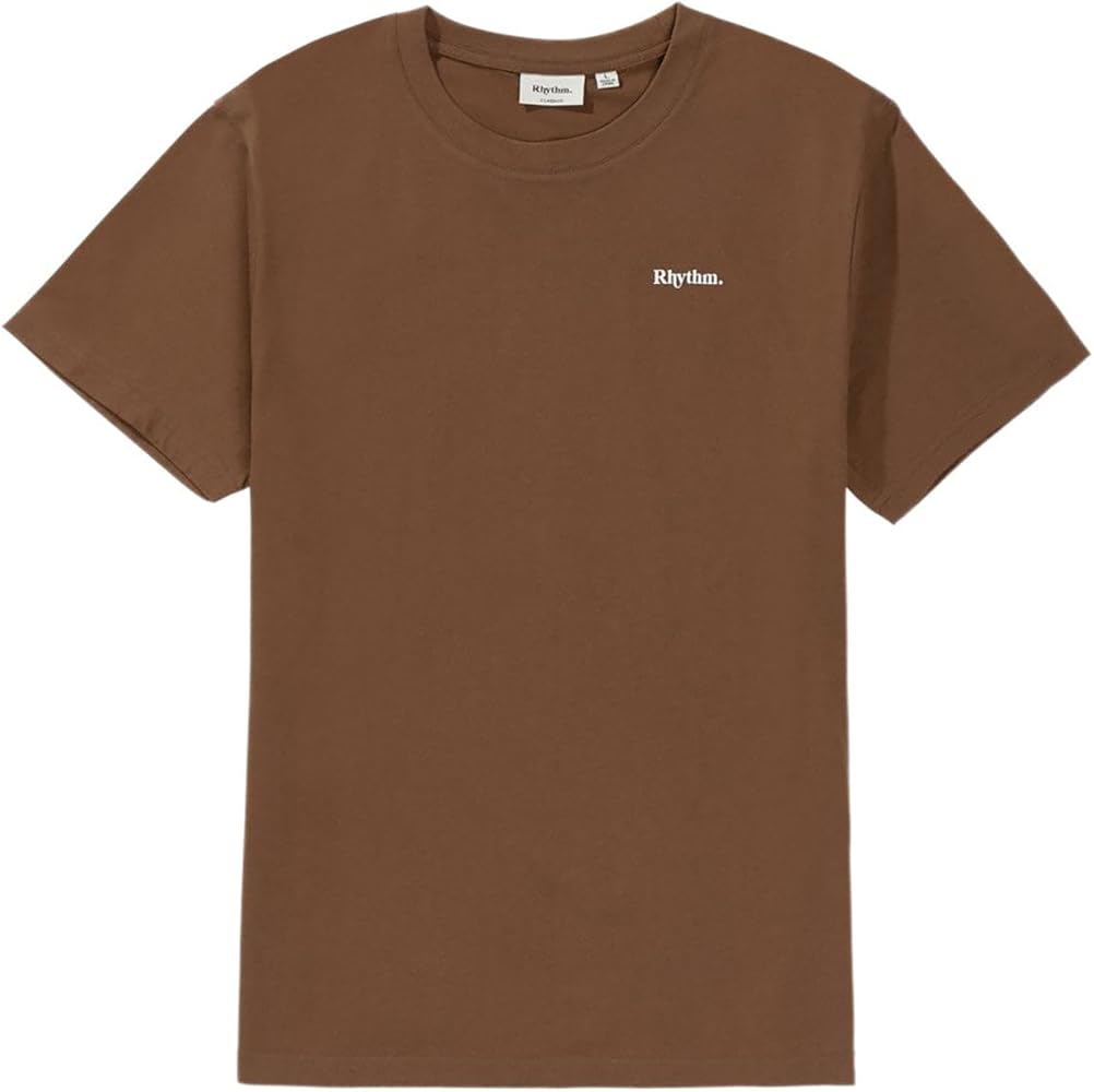 Rhythm Classic Brand T-Shirt - Chocolate