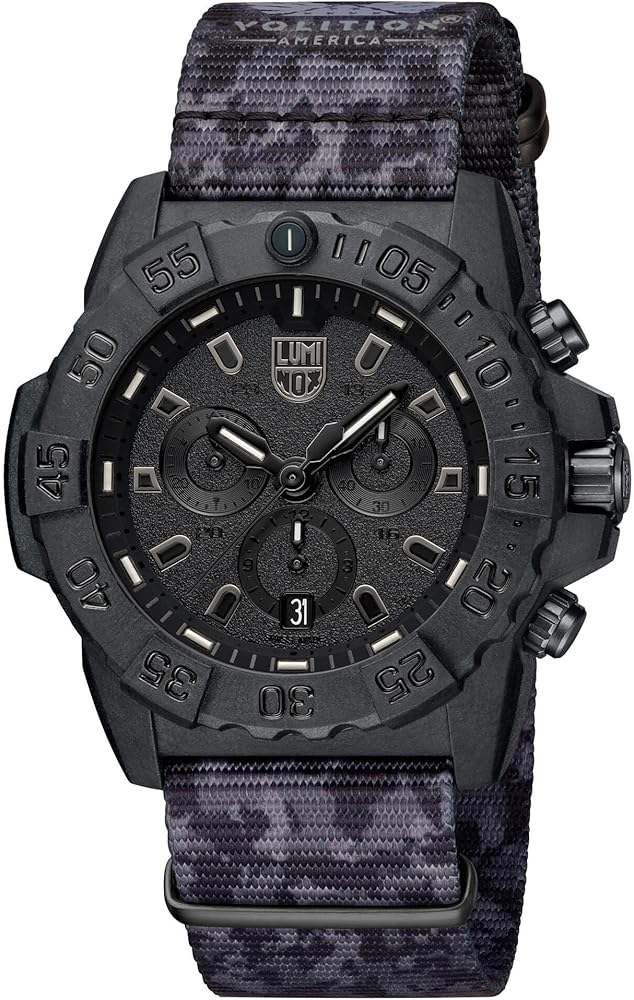 Luminox X Volition Navy Seal 45mm Chronograph Watch XS.3581.BO.VOL, Black