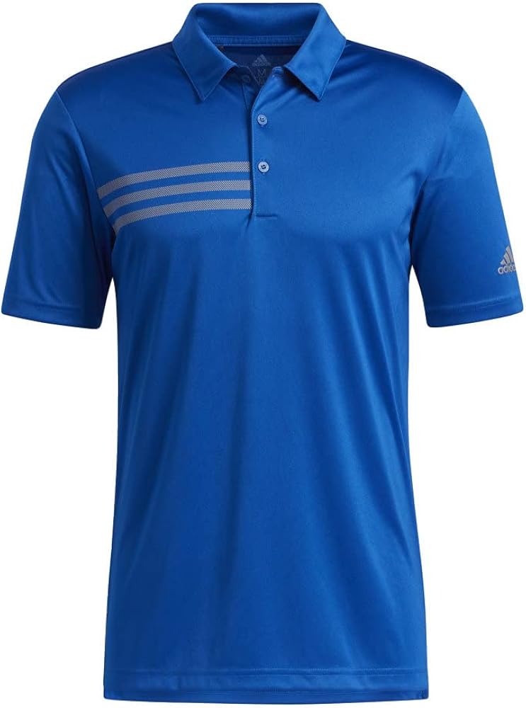 Adidas 3-Stripes Chest Sport Shirt XL Collegiate Royal/ Grey Three