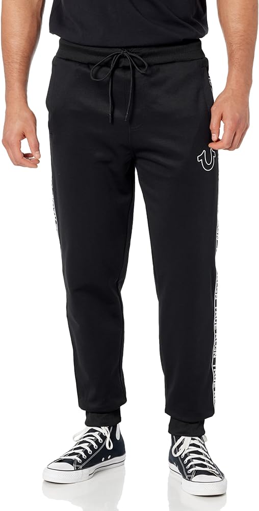 True Religion Men's Tape Track Jogger