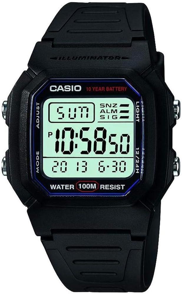 Casio Mens Classic Digital Sport Watch - W800H-1AVCF