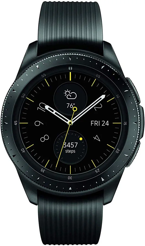 Samsung Galaxy Watch (42mm, GPS, Bluetooth) – Midnight Black (US Version)