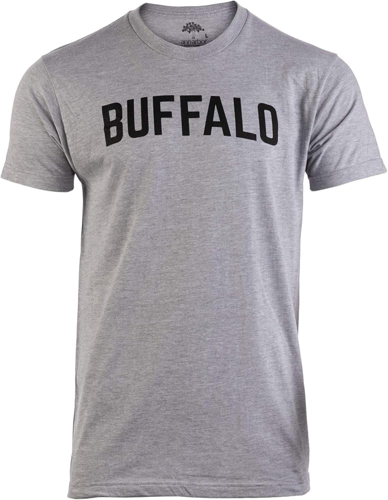 Buffalo | Classic Retro City Grey New York Lake Erie Vintage NY Men Women T-Shirt