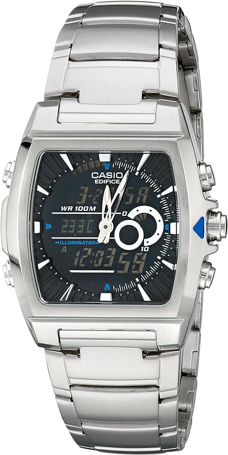 Casio Men's EFA120D-1AV Ana-Digi Edifice Thermometer Bracelet Watch