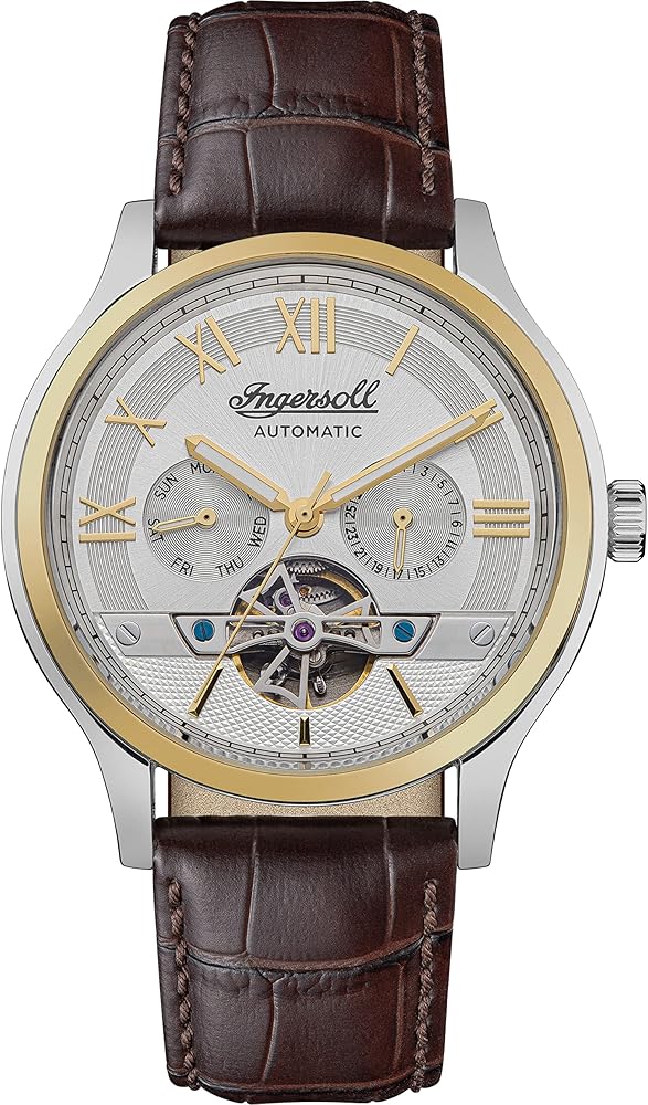 Ingersoll Tempest Mens Analog Automatic Watch with Leather Bracelet I12101