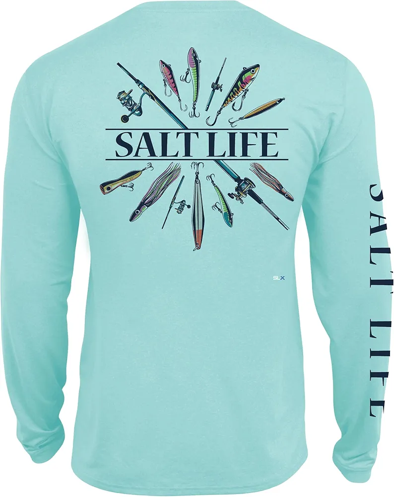 Salt Life Men's Lure Me in Long Sleeve Performance Tee