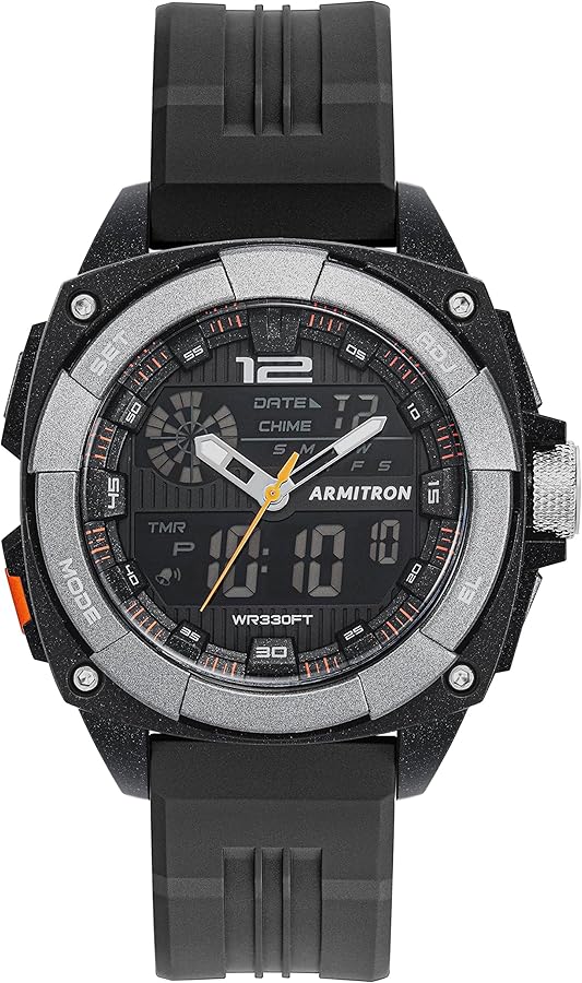 Men's Analog-Digital Chronograph Resin Strap Watch, 20/5372