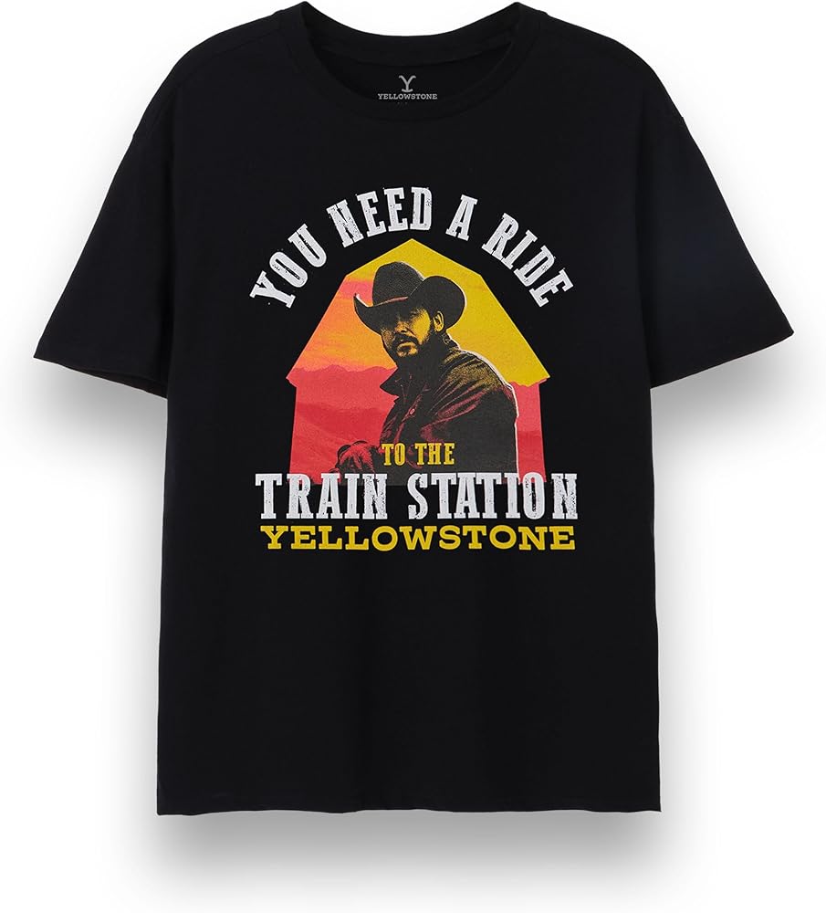 Yellowstone Men's Short-Sleeve T-Shirt Dutton Ranch Variant Styles Official Merchandise of The US TV Show Tee for Men