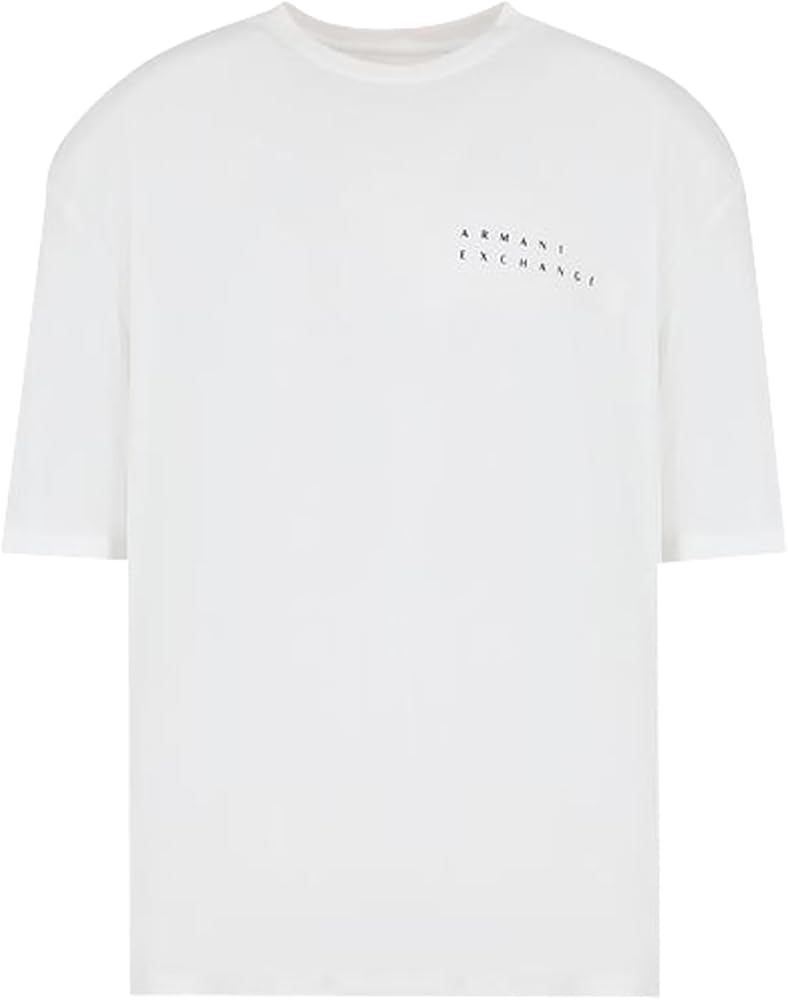 Armani Exchange Men's Comfort Fit Cotton Back Ax Logo Tee