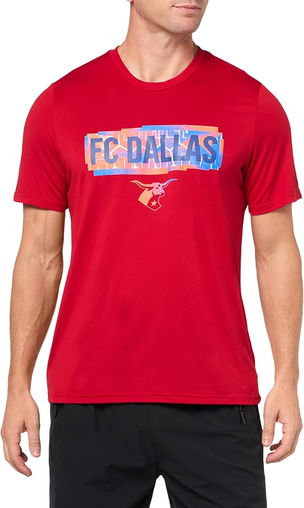 adidas Men's Fc Dallas Short Sleeve Pre-Game T-Shirt