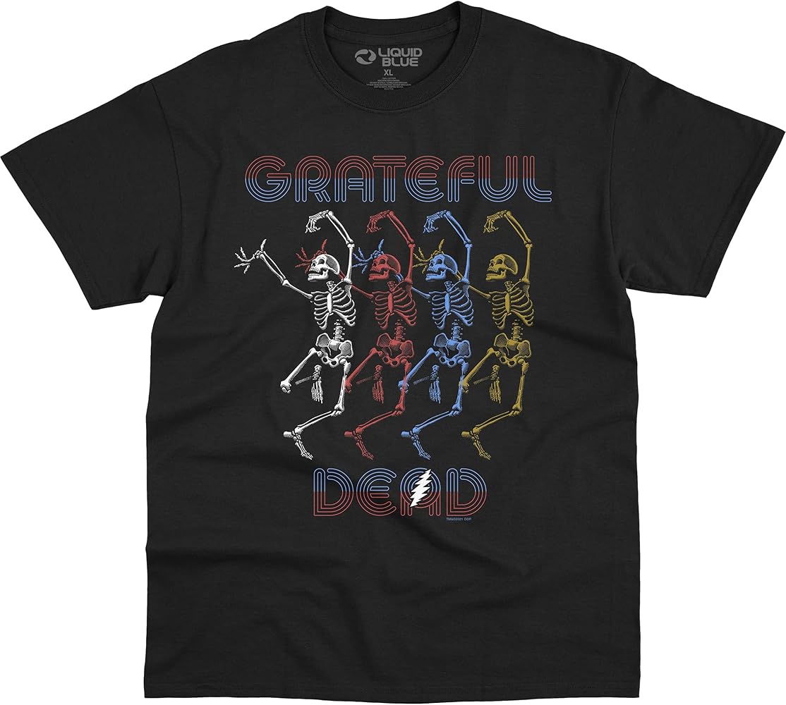 Liquid Blue Unisex-Adult Standard Grateful Marquee Dead