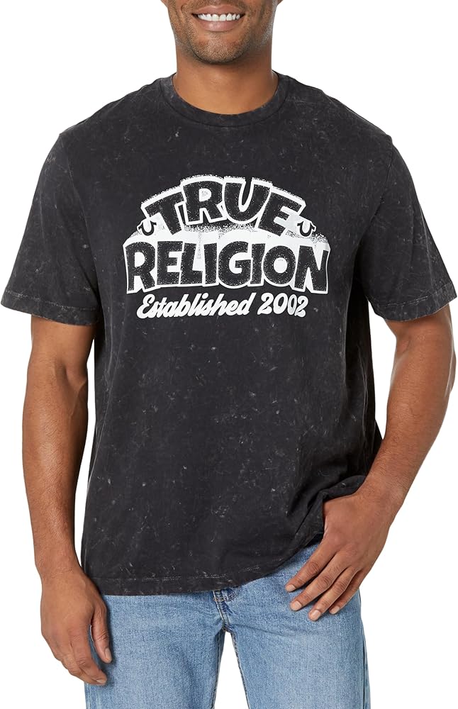 True Religion Men's Relaxed Bubble Tr Tee