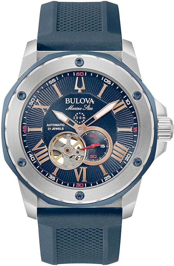 Bulova Analog 98A282, Blue, Strip