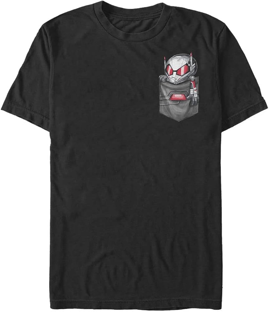 Marvel Big & Tall Classic Ant Man Cutie Pocket Men's Tops Short Sleeve Tee Shirt