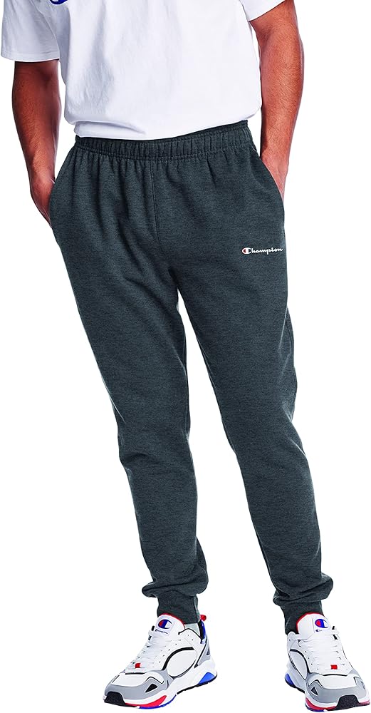 Champion Men'S Powerblend Joggers, Small Script