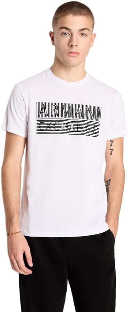 Armani Exchange Men's Slim Fit Illusion Box Logo Tee