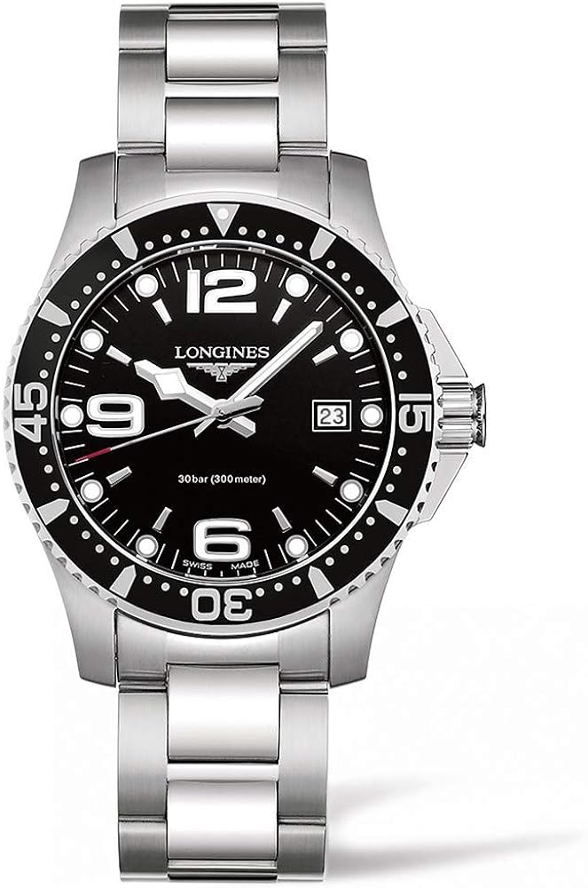 Longines HydroConquest Black Dial Mens Watch L37404566