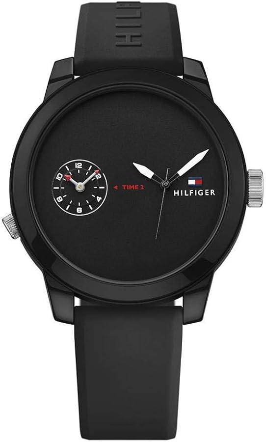 Tommy Hilfiger Men's 1791326 Analog Display Quartz Black Watch