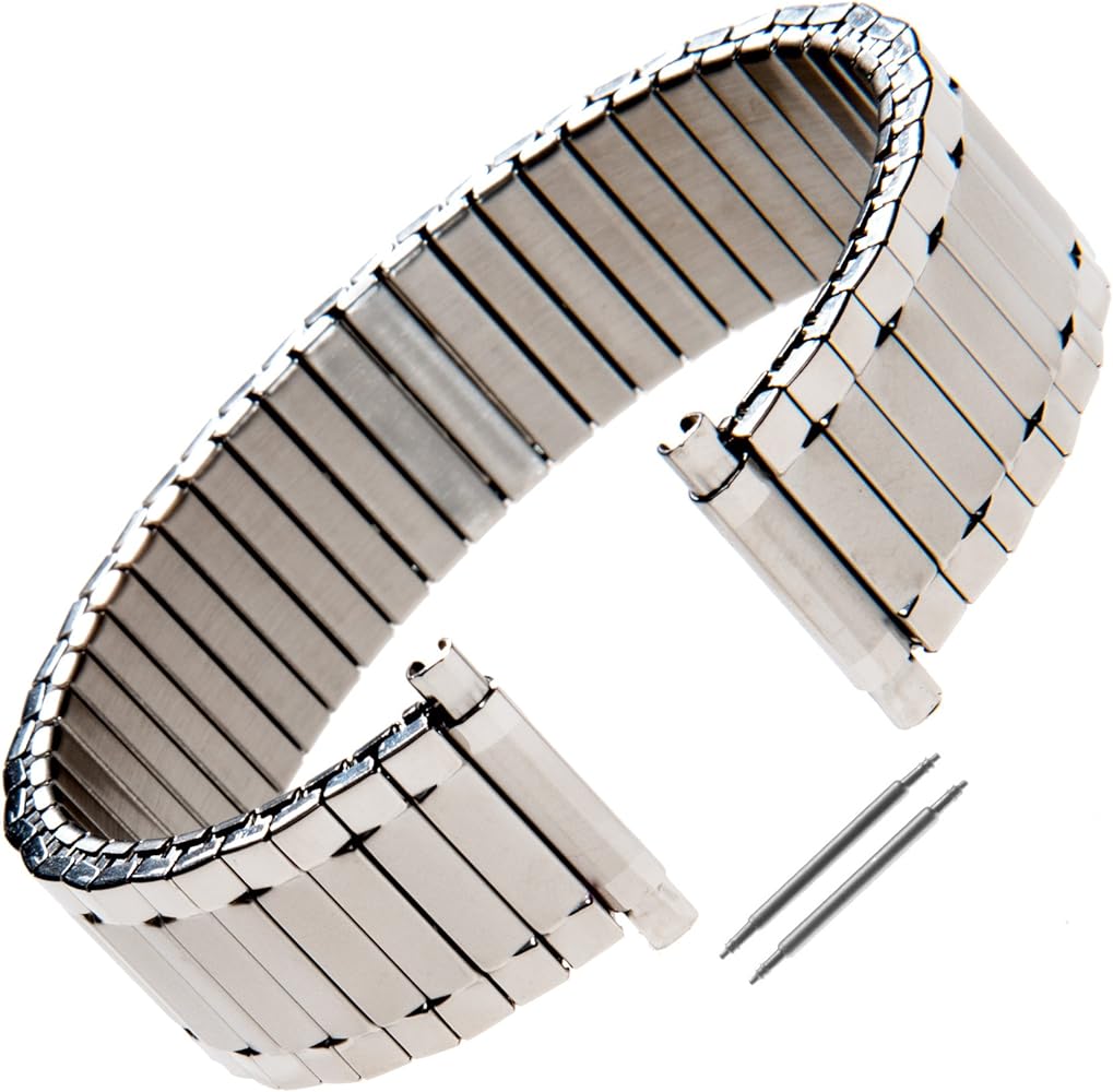 Gilden Unisex Expansion 17-26mm Custom Length Stainless Steel Watch Band 532