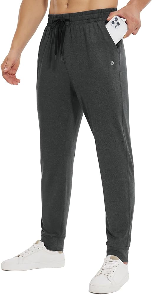 BALEAF Men's Jogger Pants Running Workout Soft with Pockets for Gym Training Casual